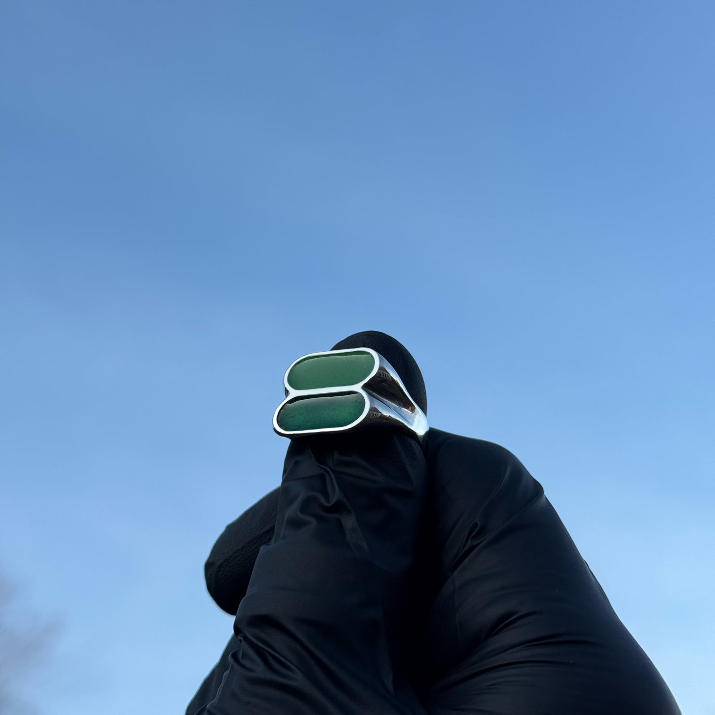 Two Tone - light & dark green