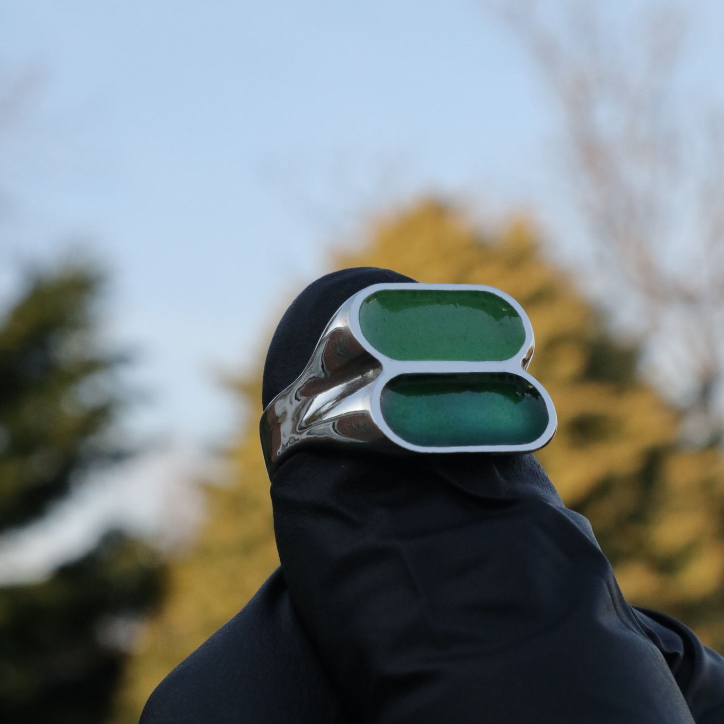 Two Tone - light & dark green
