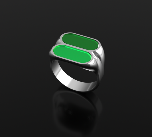 GREEN TWO TONE